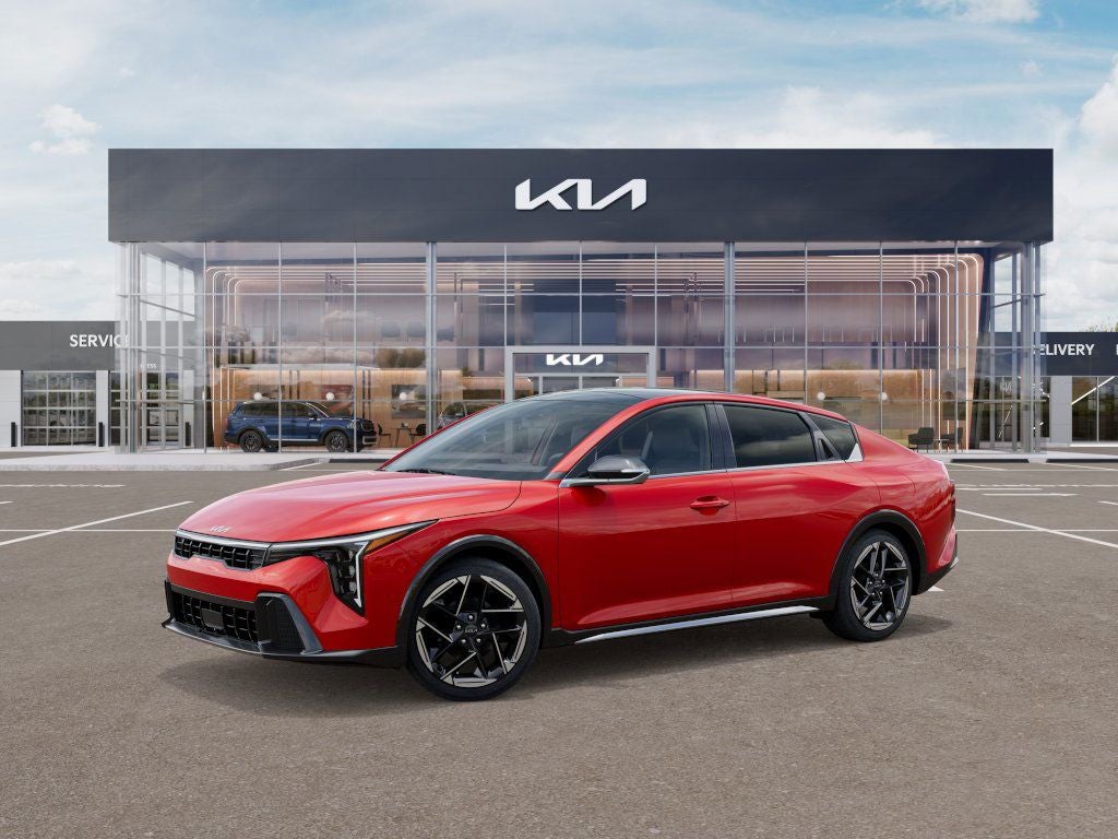 2026 Kia K4 — rear three-quarter view